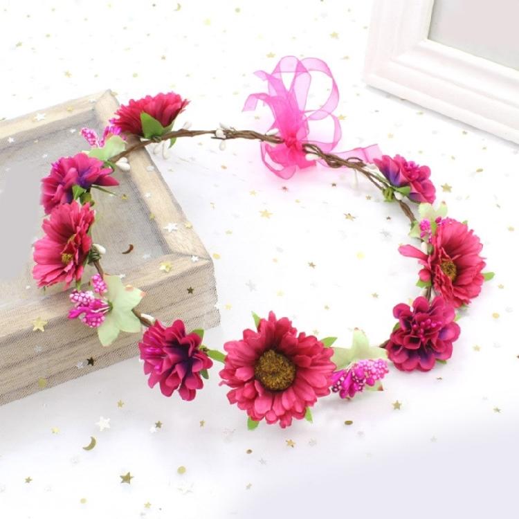 Eye Catching Flower Wreath Flower Crown Headbands Flower Hair Accessory for Women