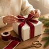 10cm Weihnachts-Schleifenband Bastelband Schleife Dekoband Festliches Geschenkpapier