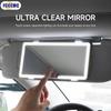 Car Makeup Mirror with Sun Visor Plate Dimmable Touchscreen Auto Vanity Mirror for Interior Rearview Mirror Three Mode Hd Led Interior Mirrors6