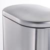 IKEA STABBEN: Pedal-operated trash can, 20L, stainless steel (005.112.18)