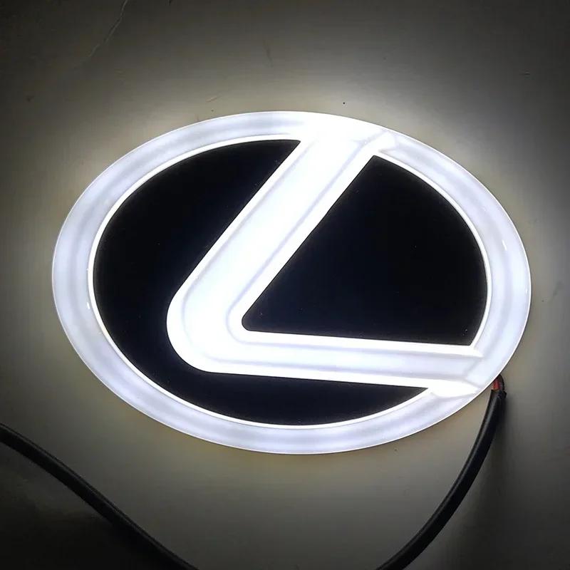 For Lexus  Car Logo LED Light 4D Illuminated Rear Tail Car Logo lightGS300 ES300 ES240 DS350LS270 RX450h CT200h EX250