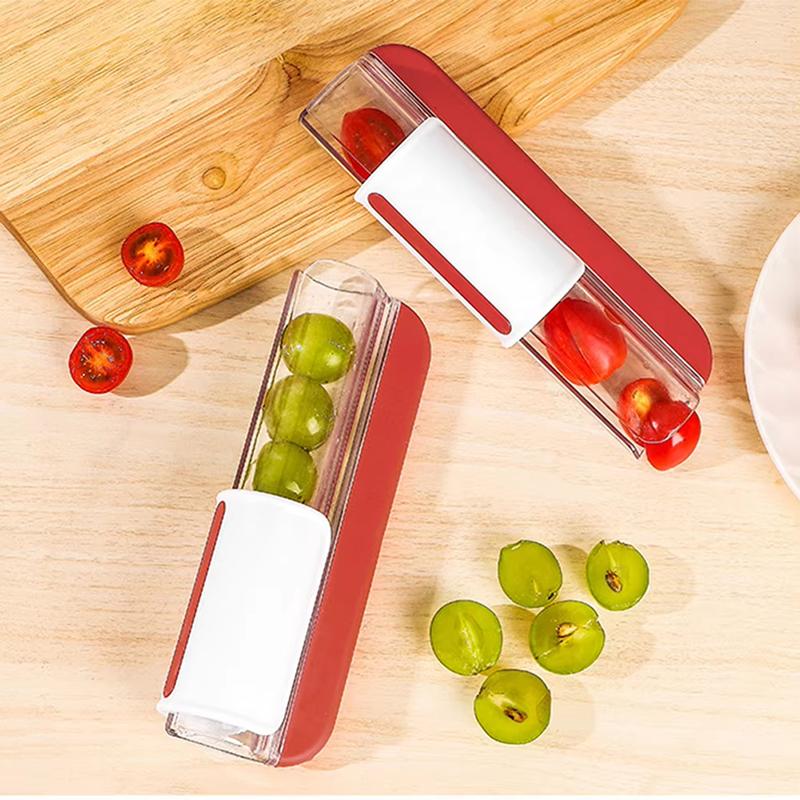 Salad Grape Multifunctional Slicer Cherry Small Fruit Slicer Grape Kitchen Accessories Progressive Zip Fruit Vegetable Tools
