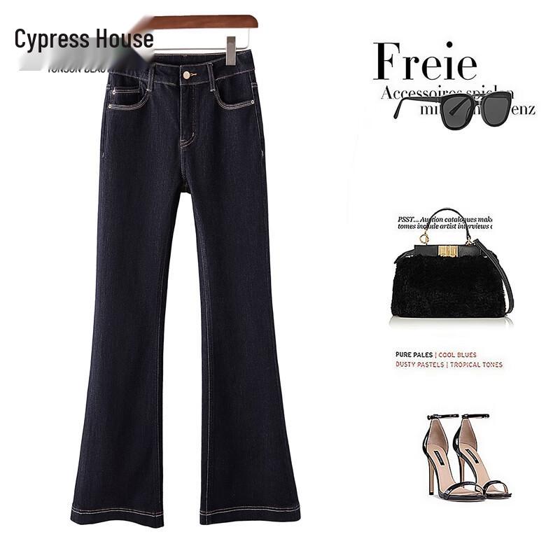 

Silbaisha Women s Slim Fit High-Waist Flare Jeans L