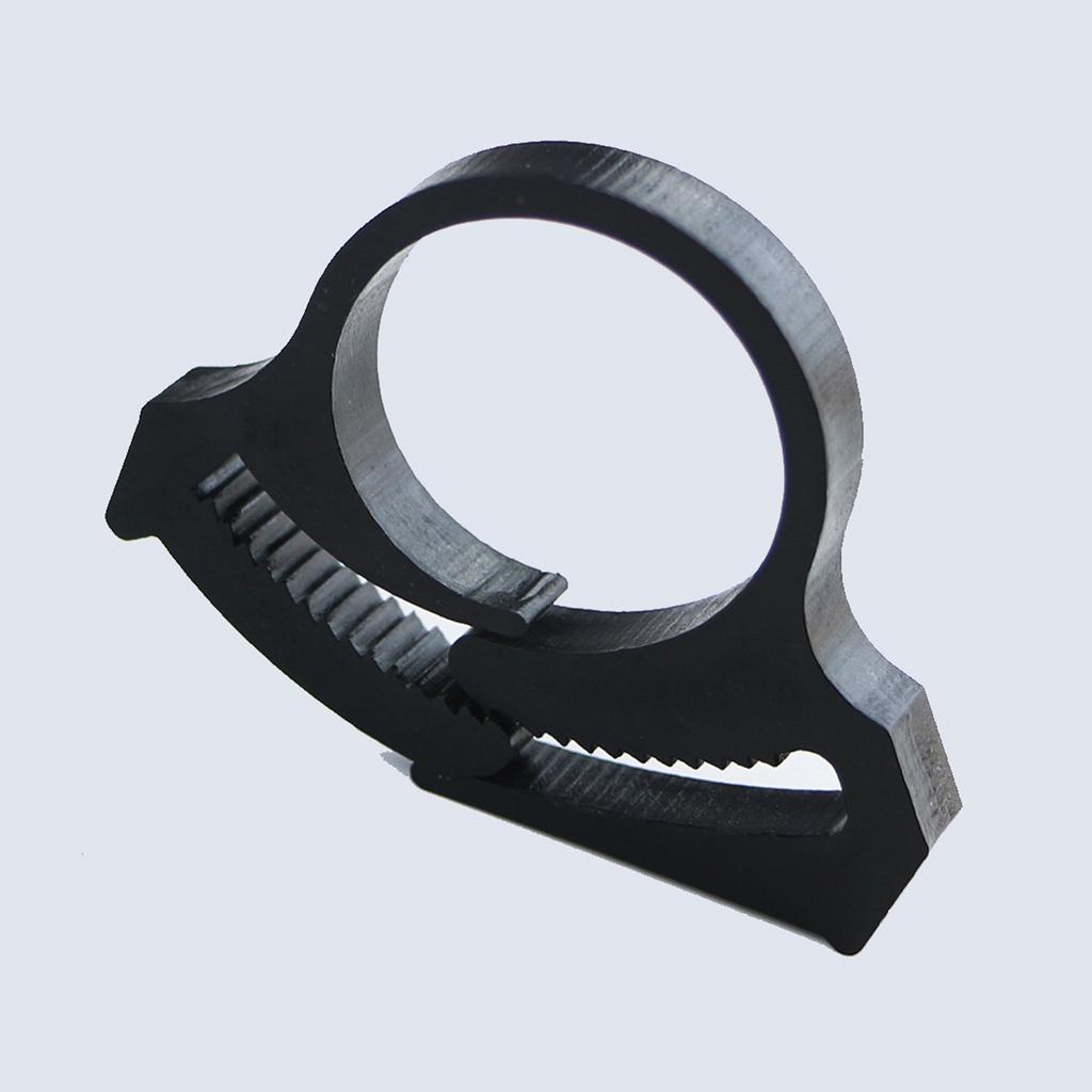 Set of 5 Garden Tubing Clips for Secure Drip Irrigation Systems in Greenhouses Double Gripping Adjustable Hose Clamps