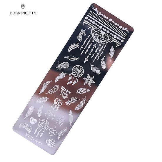 Double-Sided Head Stamper Nails Ornaments Polishing Painting Drawing Manicure Nail Art Pen Tool