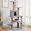 Yun Xiaoshi Wooden Cat Tree with Hammock