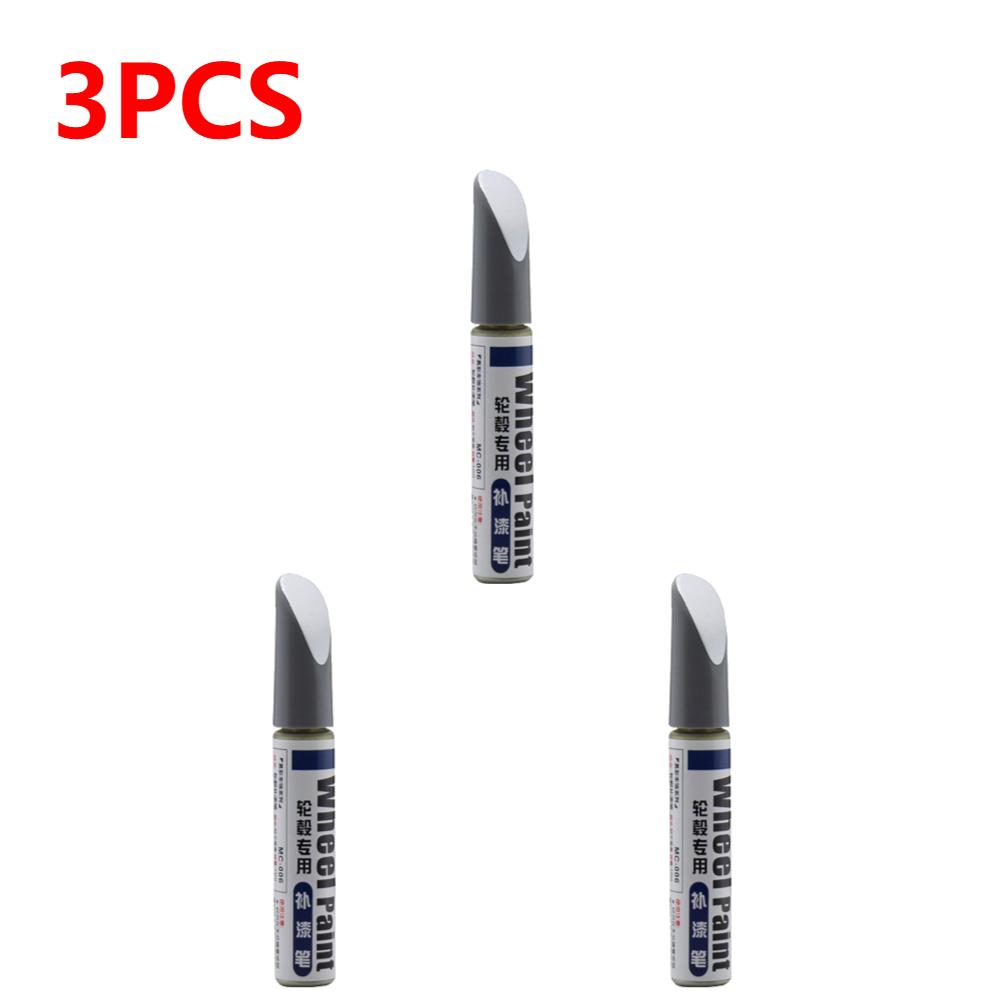 12ml Car Wheel Spoke Paint Scratch Repair Pen 1-5pcs Waterproof Paint Marker Pen Tyre Care Repair Tool Car Accessories