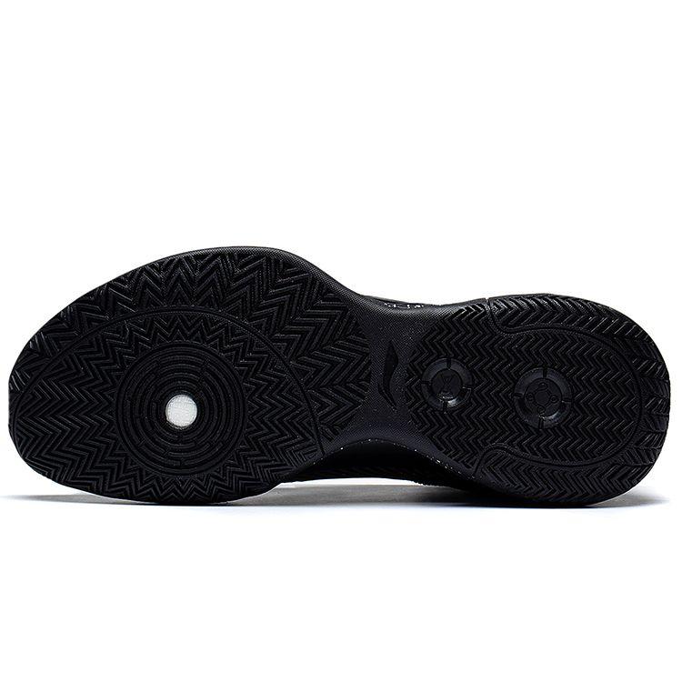 Li-Ning Ultra Light Series Shock Absorption Non-Slip Mid-Top Basketball Shoes Men Sneakers Black ABAS027-11