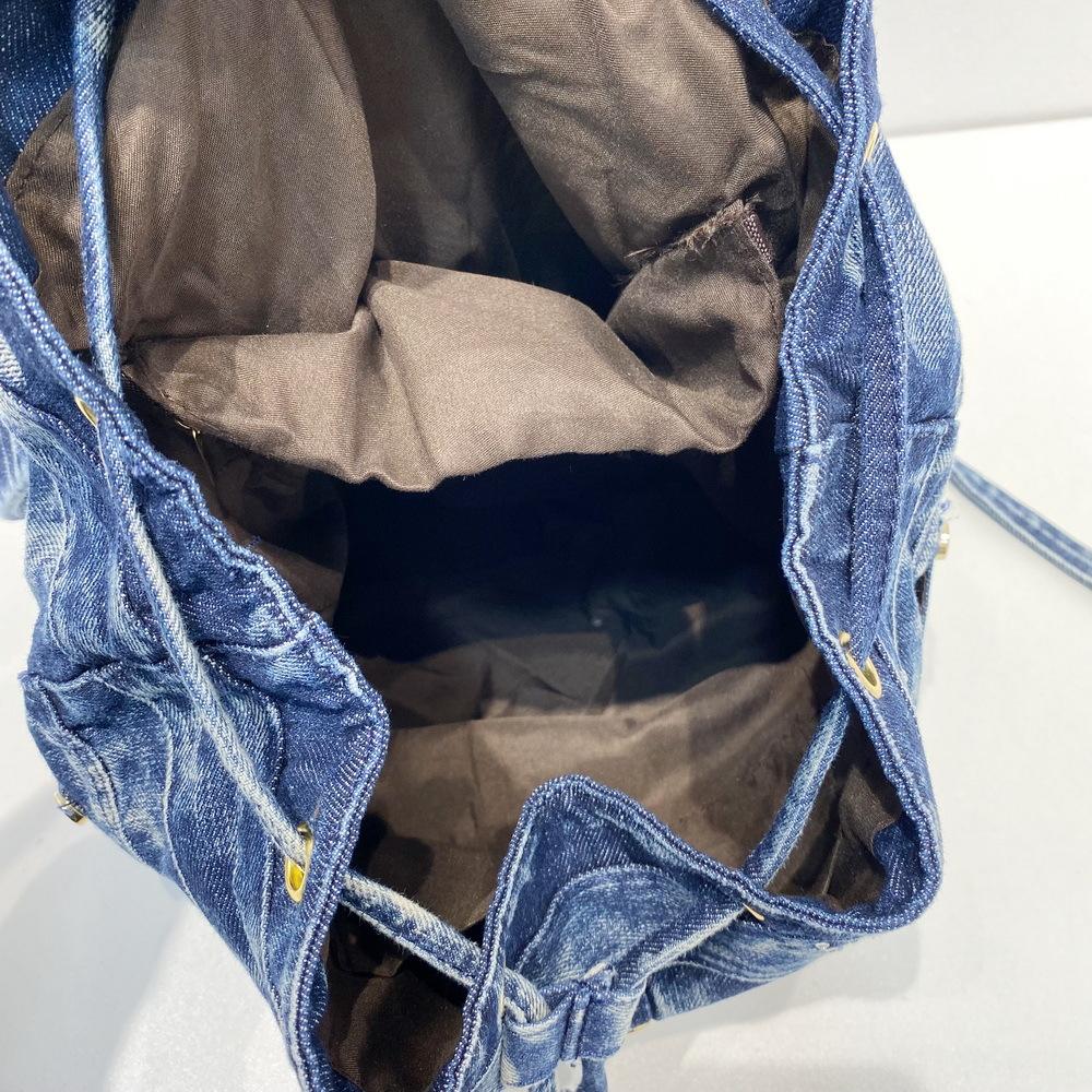 Luxury Denim Women Backpack High Quality Anti Theft Backpacks Female Casual Back Pack Bag Girls Designer Travel Backpack