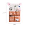 3/5 Pocket Wall Mounted Storage Hanging Bag Cloth Art Bag Cosmetics Toys Sundries Organizer Storage Bag Home Bedroom Hanging Bag