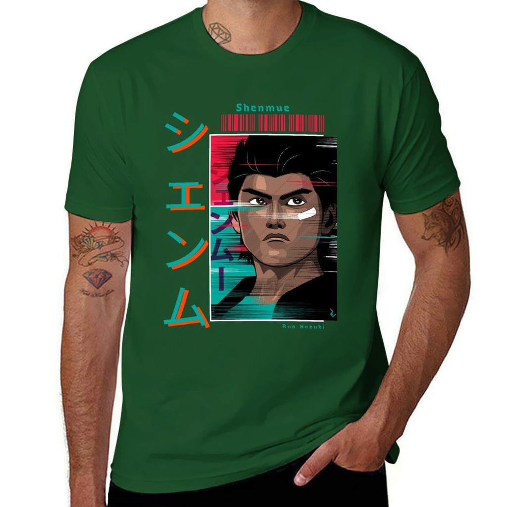 Ryo Hazuki - Shenmue T-Shirt Rohlinge Sommerkleidung Ästhetische Kleidung Herren Trainingsshirt