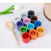 Balls In Cups Toy Wooden Sorter Game 12 Balls 30 Mm Age 1+ Color Sorting And Counting Preschool Learning Education