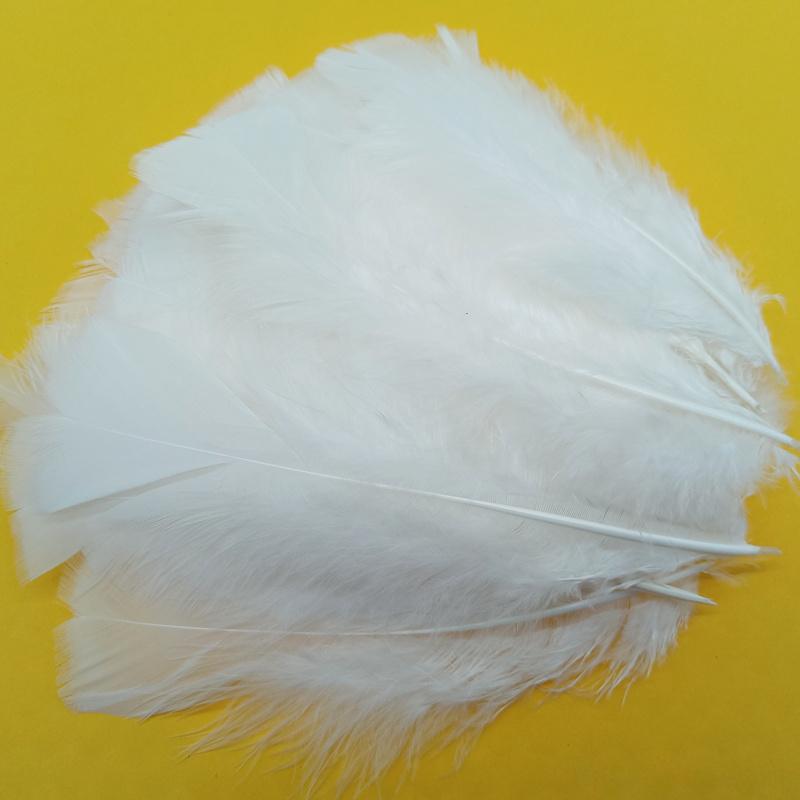 100pcs Flat Fluffy Colorful Turkey/Chicken FeathersDiy Pheasant Plume for Needlework Decor Clothes Handicraft Accessories10-18cm