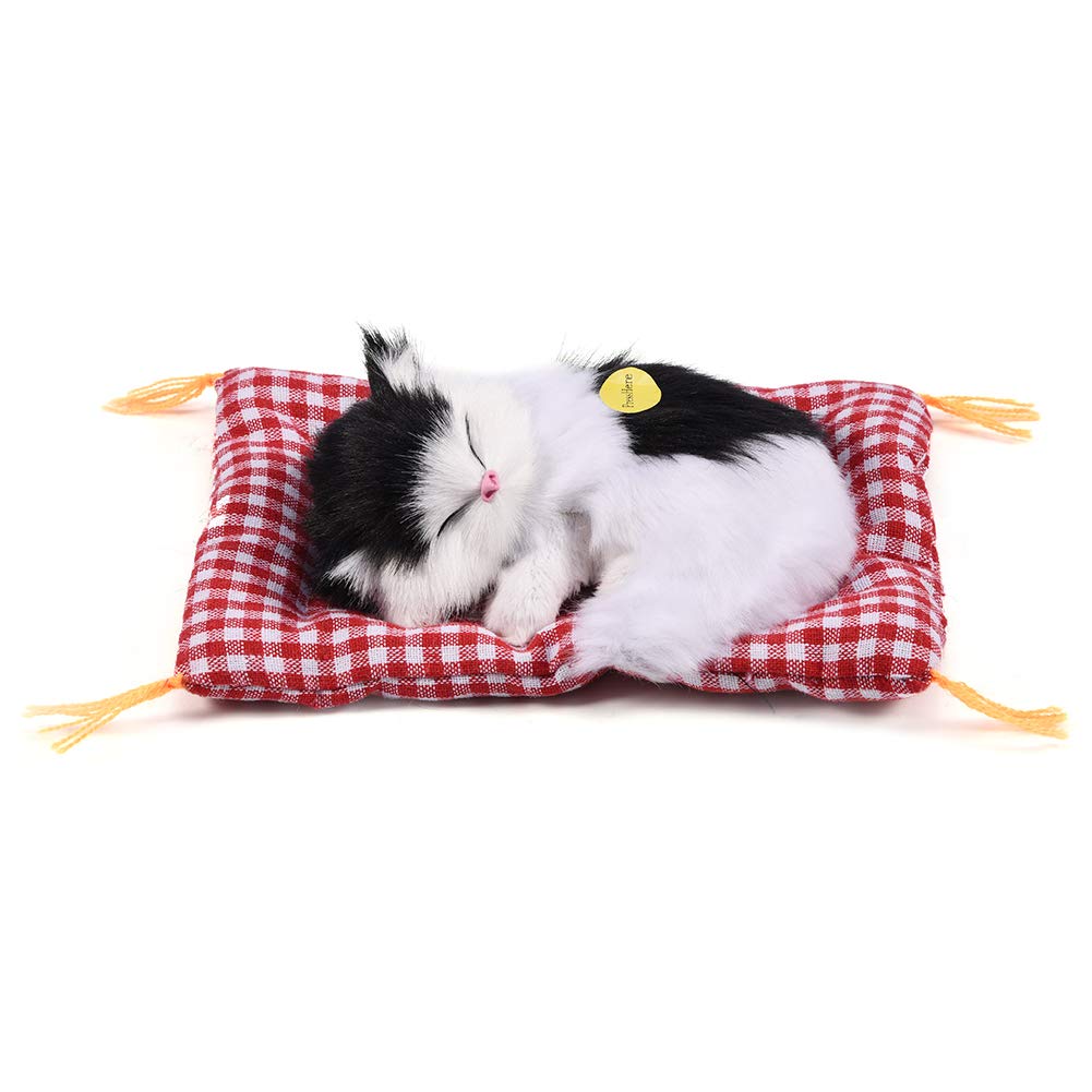Realistic Plush Cat Sleeping Lying For and Puppy Body Pillow Toy, Lifelike, Cat, Down, Sounds, Cute, Lifelike, Kids, Adults, Adults,