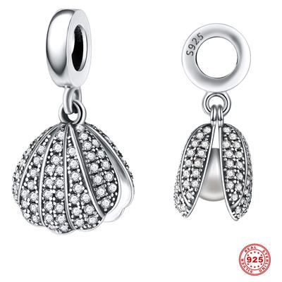 Wostu Lovely Owl S925 Sterling Silver Fit Charm Bead Bijoux Avec Zircone Cubique