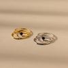 Elegant Gold Plated Zircon Ring Set for Women Stackable Fashion Jewelry Gift for Party Wedding Anniversary