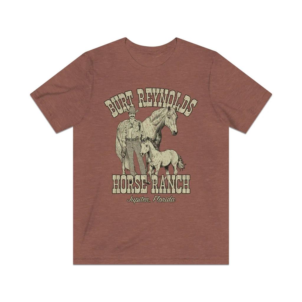 Burt Reynolds Horse Ranch 1968 Vintage Men s T shirt L