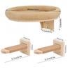Wooden Cat Climbing Shelves Wall Mounted Cat Tree Sisal Scratching Post Pedal Hammock Indoor Kitten Playground Cats Accessories