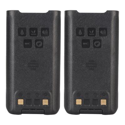 2 pezzi Walkie Talkie Batteria di Ricambio Li-Ion 7.4V 8000mAh Batteria di Ricambio per Radio Ricetrasmittente per