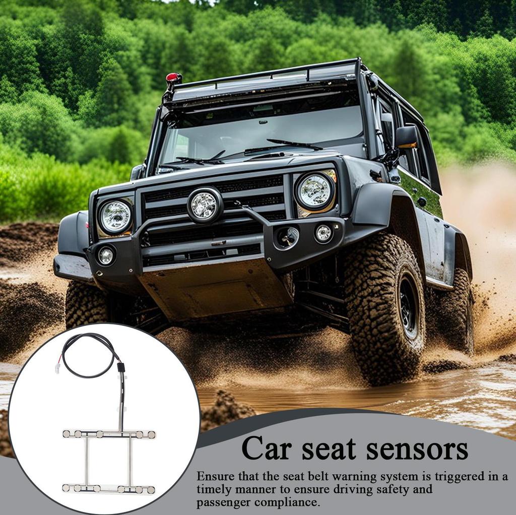 Car Seat Pressure Sensor Thin Film Automotive Replacement Accessory Seat Belt Reminder Sensor For SUV RV Sedan Auto Vehicle