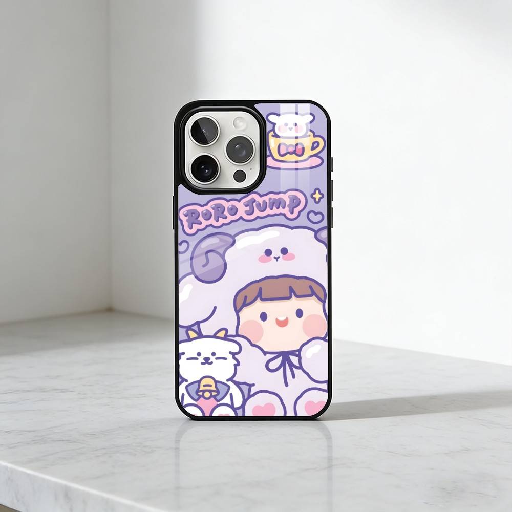Cute Cartoon ROROjump  Phone Case For iPhone17,16,15,14,13 Plus,Pro Max Magnetic For Magsafe Wireless Charging
