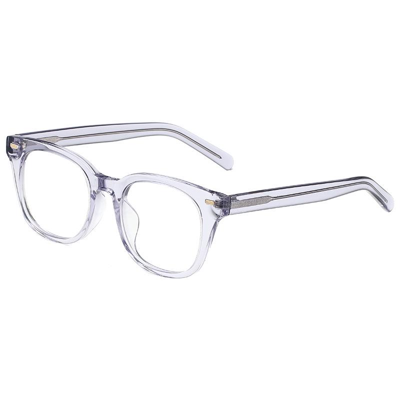 High-End Anti-Blue Light Thick Frame Glasses, Myopia-Compatible, Ultralight Browline Design.