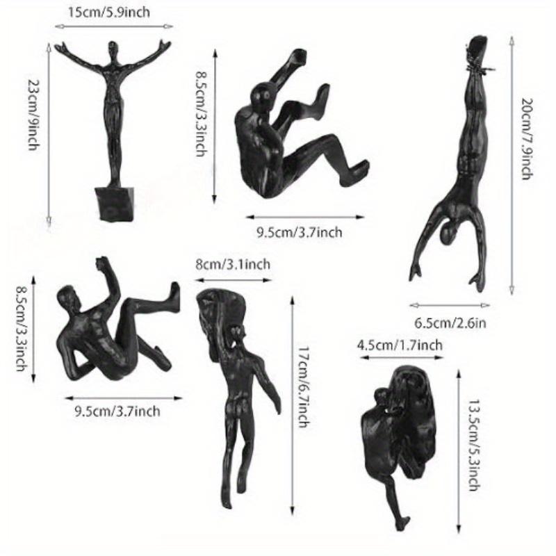 1Pc American Retro Industrial Style Climbing Figure Background Wall Decoration Pendant