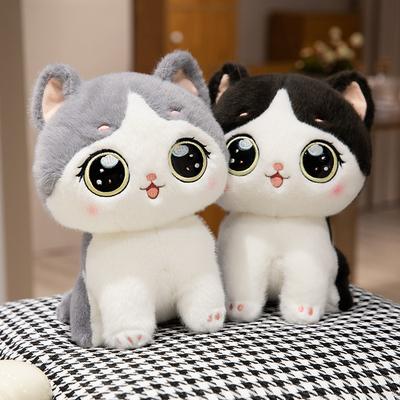 Cute Kitten Doll Children Girl Birthday Gift Doll Kitten Plush Toy Doll Meow