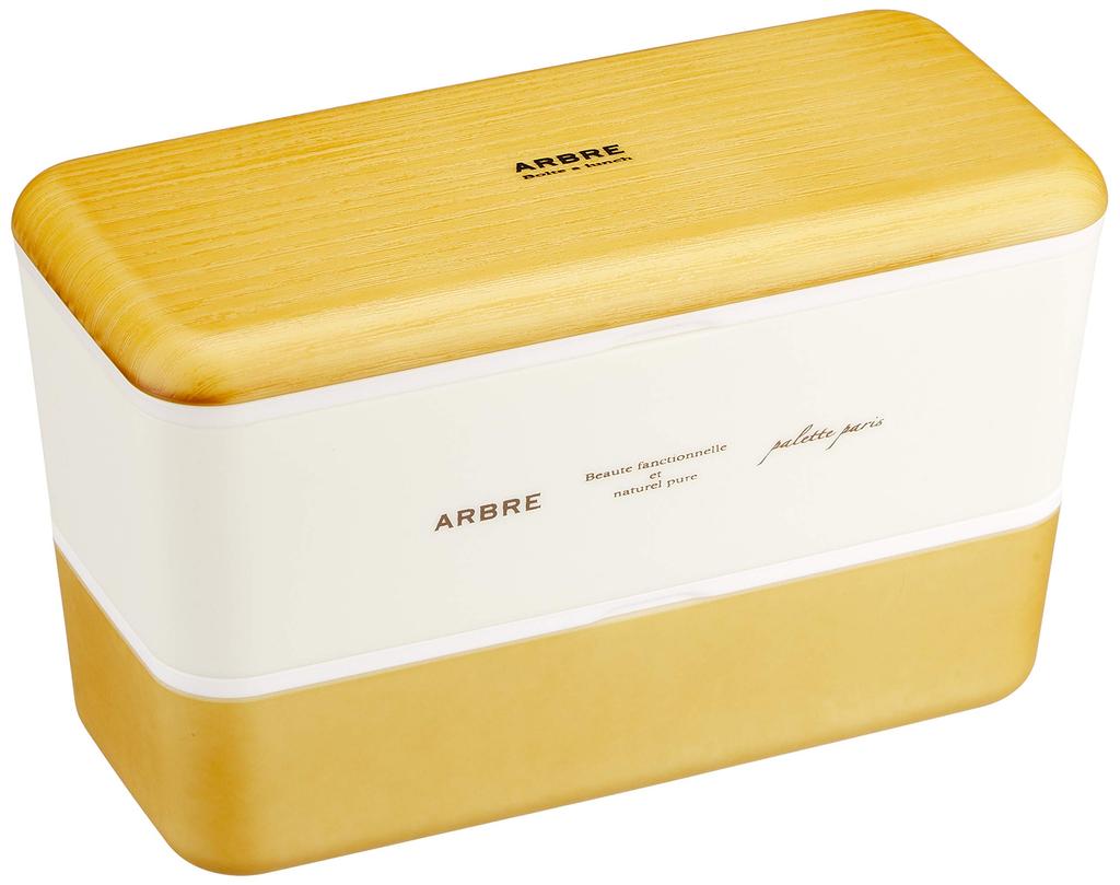 Masakazu ARBRE Rectangular Nest Lunch H11cm Men's Box, Maple, 27031, Size Approx. W8.4cm, D18cm,