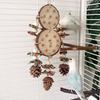 Interaction Bird Chewing Cork Activity Toy Hanging Accessory Foraging Toy For Parrots Beak Training Cage Entertainment