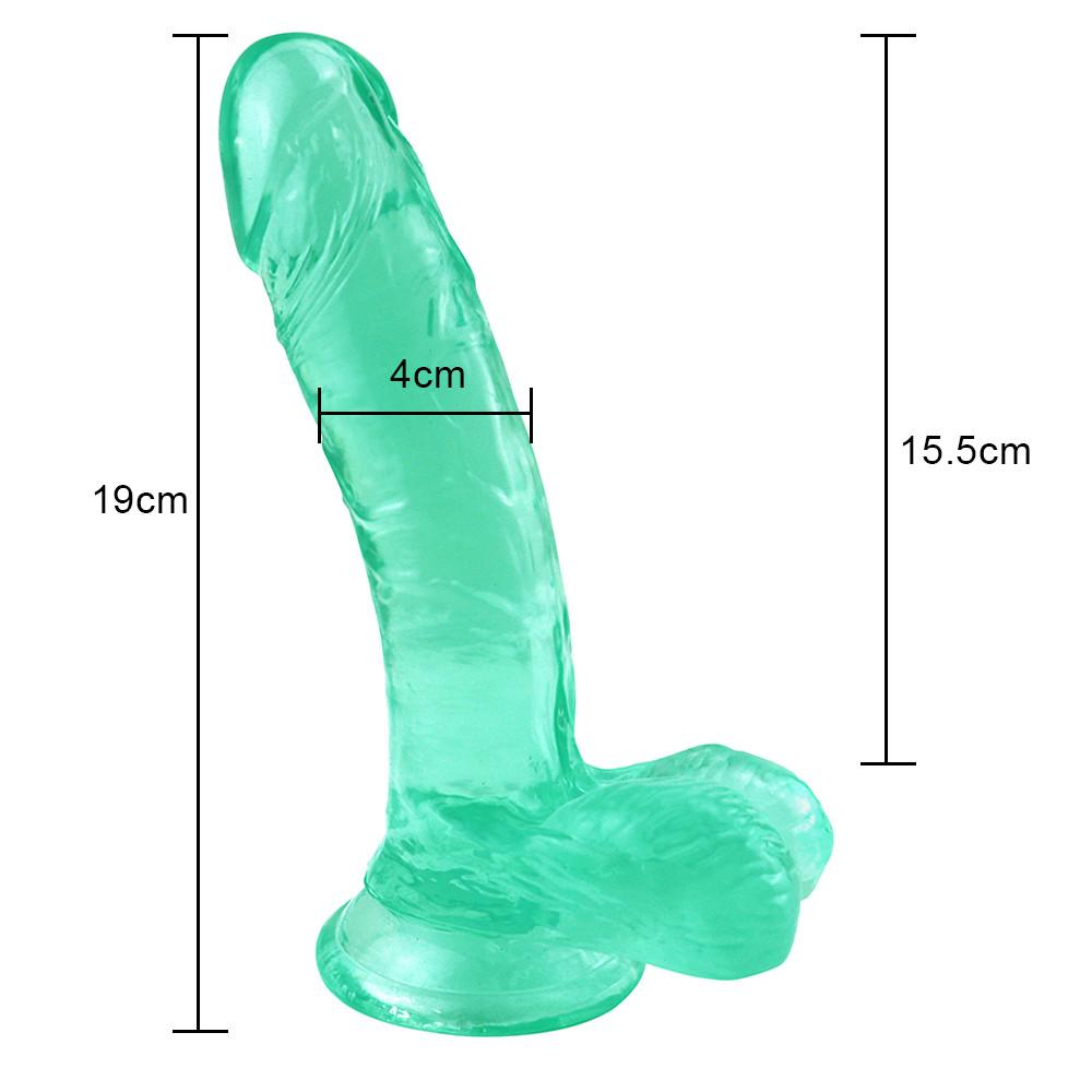 Dildo RUNYU Realistic Female Toys Suction Cup Green Male Dick Female Adult Sex Toys for Woman