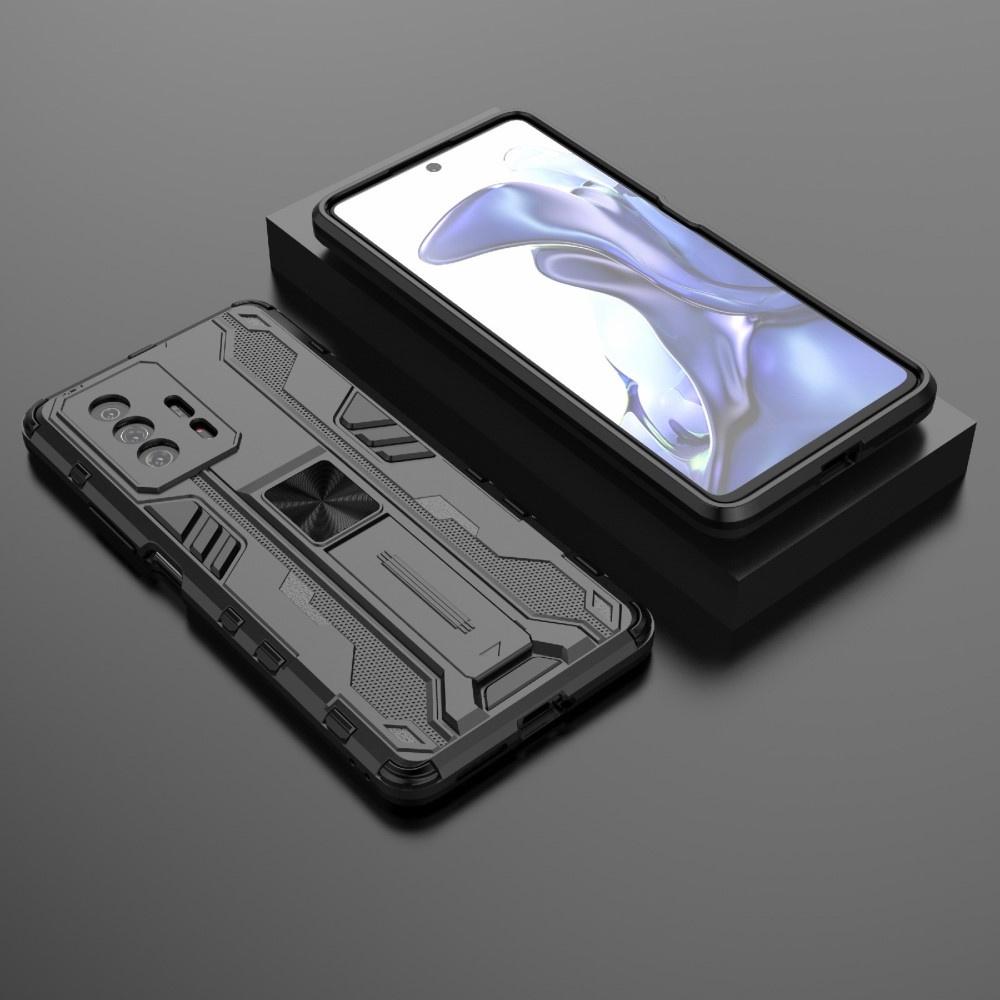 Case for Xiaomi 11T / 11T Pro, Military kickstand, black