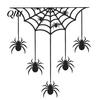Upside Down Spider Switch Decal Halloween Web Light Sticker, Decal, Removable Creepy Wall Ornament Decals, PVC Waterproof Art for Home Bedroom