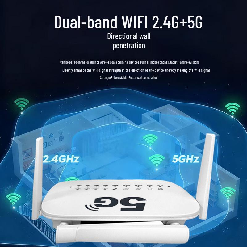AX1800 Dual-Band 5G WiFi 6 Router with Enhanced Signal