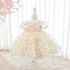 Girls' Fashionable Princess Gown - Puffy Trailing Evening Dress for Catwalk, Party, or Piano Performance
