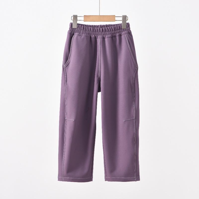 

25 Winter Fleece-Lined Ski Pants: Windproof & Water-Repellent Softshell for Men, Women & Kids 140 cm фіолетовий