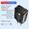 2PD 5V2A USB C Phone Fast Charging EU US UK Plug Charger Adapter for IPhone 14 13 Xiaomi Huawei Universal Phone Travel Adapter