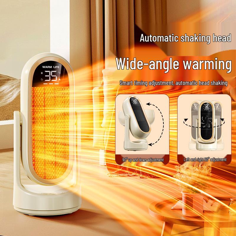 Desktop Vertical PTC Graphene Space Heater with Automatic Oscillation