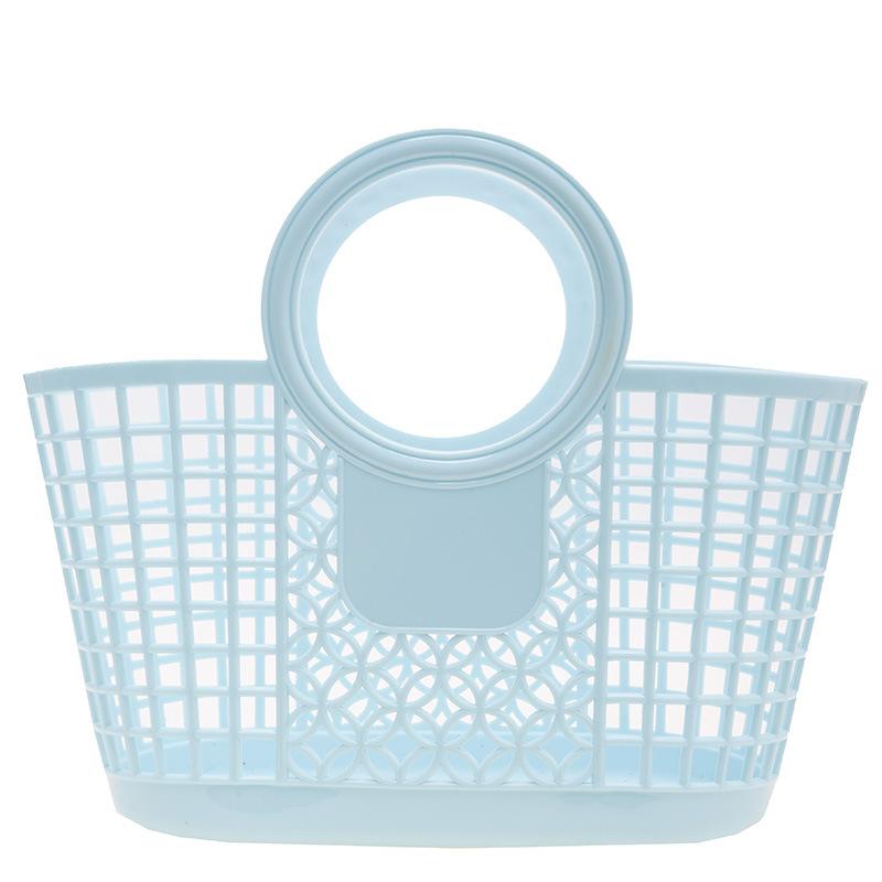 Hollow vegetable basket bag storage basket shopping basket pvc washing basket gift basket
