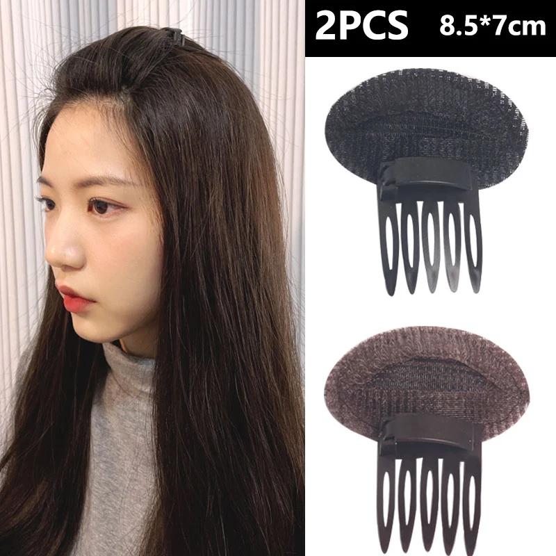 2/4 STÜCKE Puff Haar Kopfkissen Haarspangen Unsichtbares Volumen Haarbasis Flauschiger Schwammclip Dutt DIY Haarstyling-Werkzeug für Frauen Mädchen