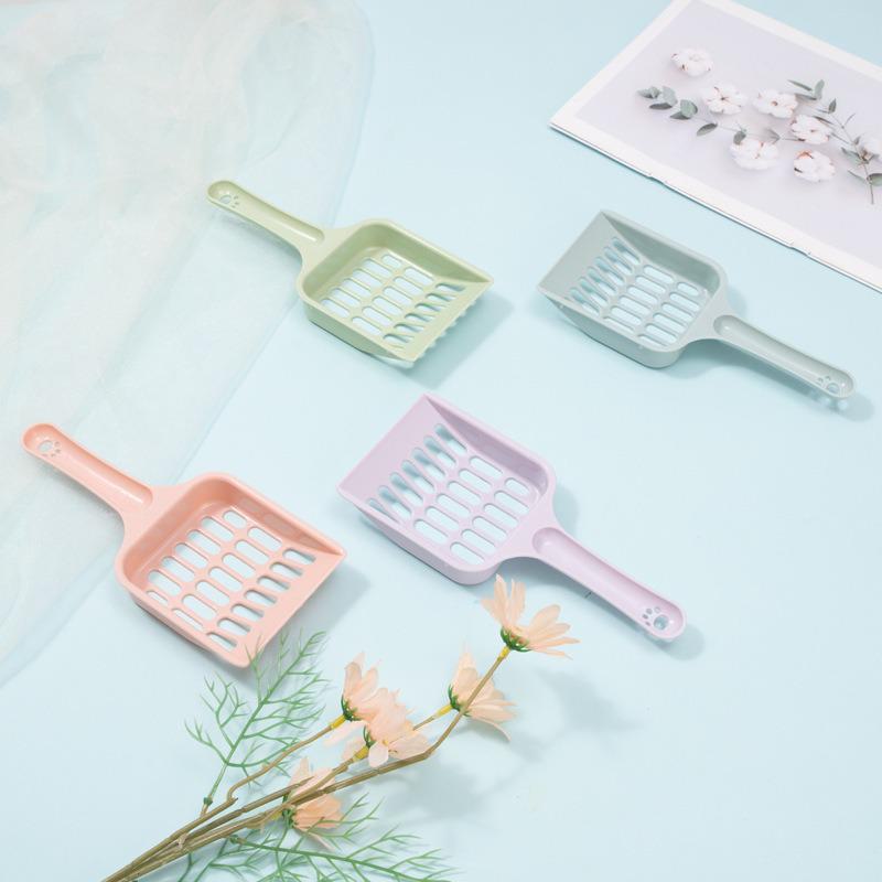 Enlarged Cat Litter Shovel with Small Holes for Tofu Sand - Ideal for Medium-Sized Cats