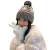 Christmas Warm Knitted Hat New Year Red Festive Versatile Baotou Ear Protector Wool Hat