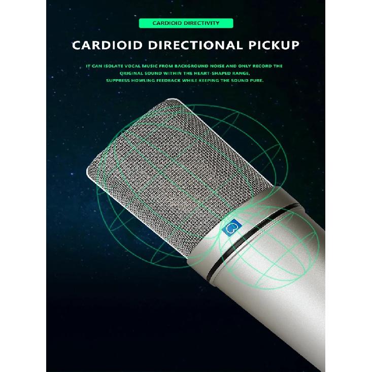Metal condenser microphone Laptop/Computer Professional microphone Recording Studio Voice game broadcaster Streaming media TLM 1