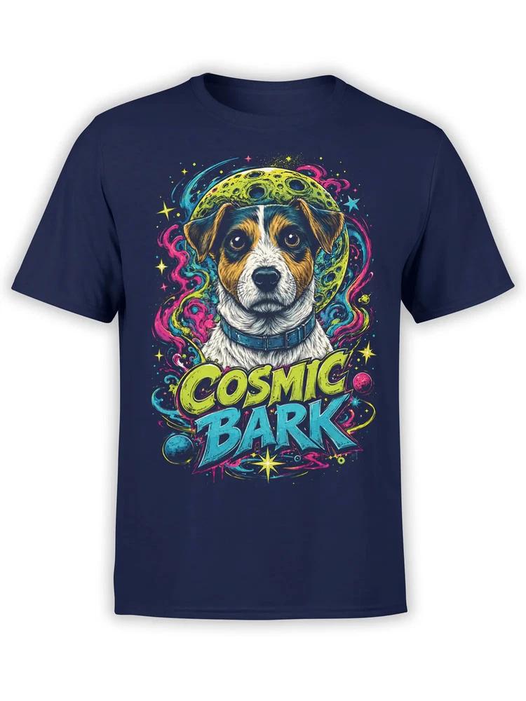 Cosmic Bark Dog Tshirt Unisex S