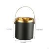 Elegant Stainless Steel Ice Bucket with Easy Grip Handle