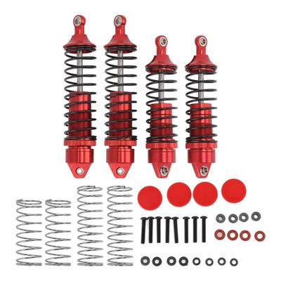 4pcs Front Rear Shock Damper Aluminum Alloy Springs Damper Accessories Fit for TRAXXAS SLASH 1 10 RC Car