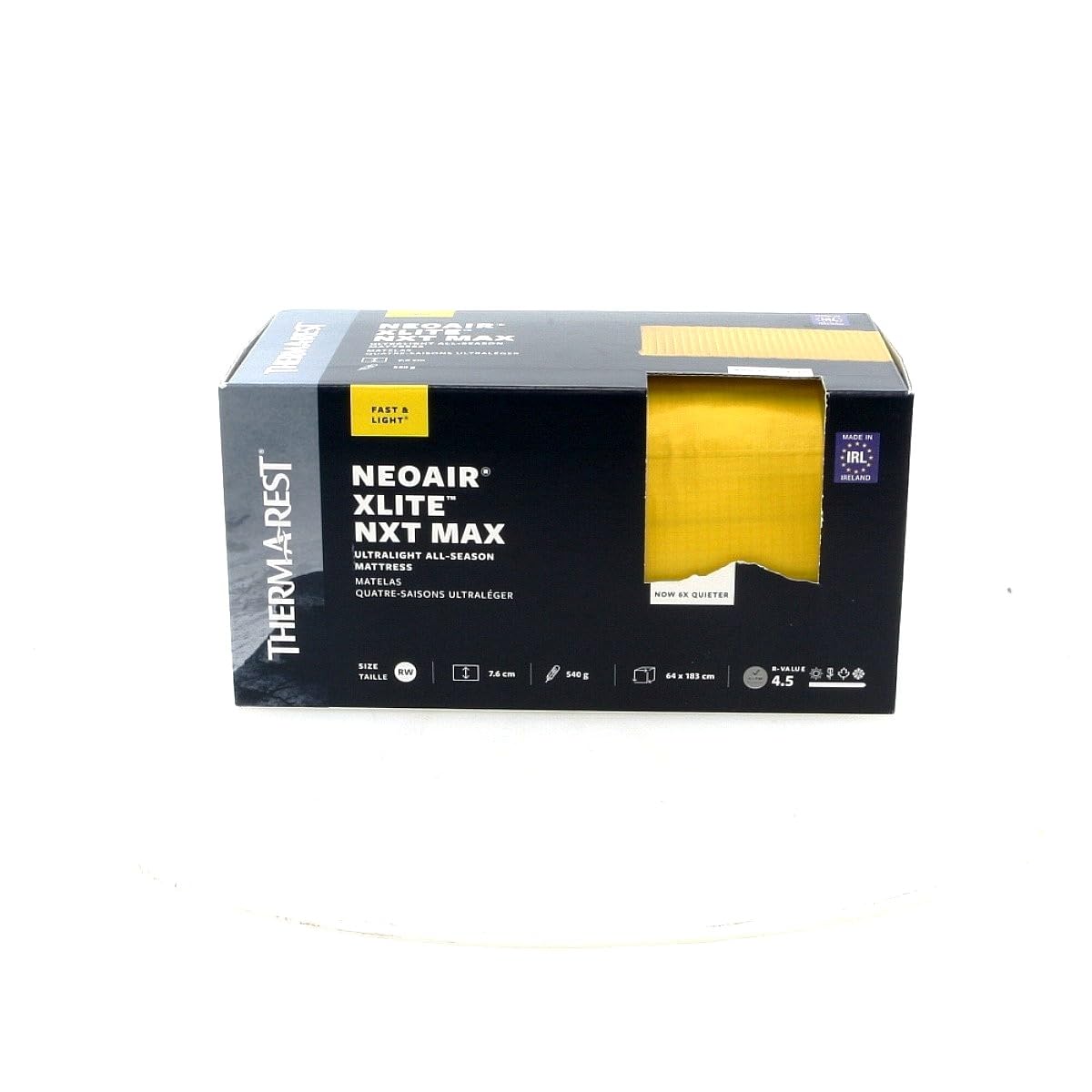 

THERMAREST NeoAir X Light NXT MAX RW Размер Solar Flare x 183 x Толщина R Значение 540 г (64 7,6 см) 4.5 [Пункт]