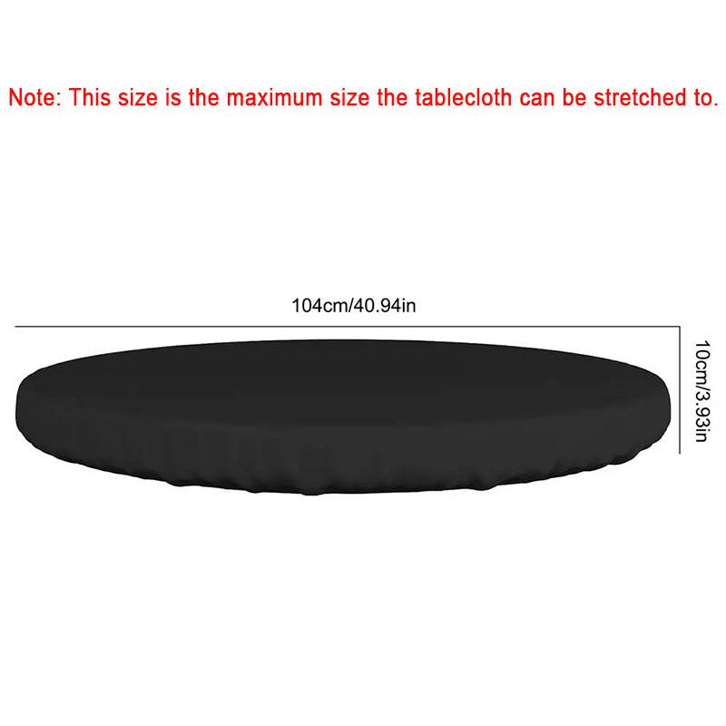 Round Table Rain Cover Outdoor Garden Furniture Waterproof Sun-Proof Protection Garden Patio Rain Covers Oxford Fabric Lining