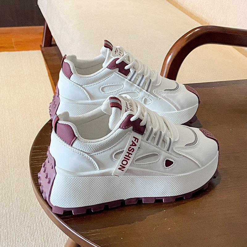 New Dad Shoes Women's Autumn Student Sports Running Casual Shoes Platform Heightening Shoes
