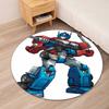 Optimus Prime Printed Round Rug Carpet Chair Rug Area Rug Entryway Doormats,for Office Chair Living Room Bedroom Kitchen Room.
